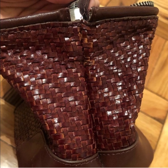 Stephane Kelian Dark Red Woven Mini Bag